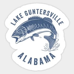 Lake Guntersville Alabama Sticker